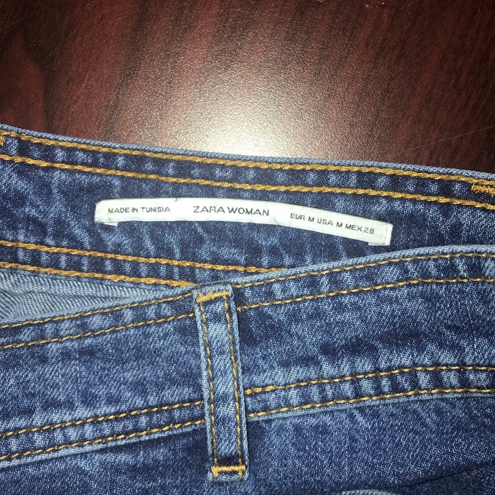 Zara High-Waisted Button up Denim Skirt - Picture 5 of 5